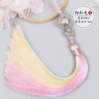 宫铃古风铃铛清心铃古装汉服流苏挂件禁步腰佩吊坠车饰钥匙挂饰品 粉红色