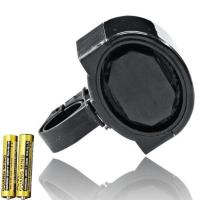 自行车电喇叭山地车喇叭单车电子铃铛超响儿童通用超大声车铃配件 黑色(送电池)