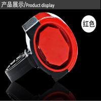 山地车电子喇叭 自行车电铃超大声单车电喇叭铃铛超大声骑行配件 电子小喇叭红色[送2节电池]