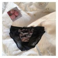 复古性感内衣胸罩女小胸聚拢上托防下垂bra少女薄杯日系文胸套装 黑色裤子 70A/32A