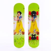 滑板车儿童初学者青少年四轮滑板男女学生成人专业刷街闪光滑板车 儿童版60*15白雪公主 80*20cm青少年不闪轮