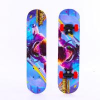 新款滑板儿童青少年成人专业刷街双翘板男孩女孩夜光四轮滑板车 儿童款60*15李白 裸车