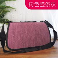 宠物包猫咪背包泰迪外出猫笼子狗包猫包猫书包便携狗笼箱宠物用品 粉色竖条纹 小[建议狗4斤内/猫6斤内使用]