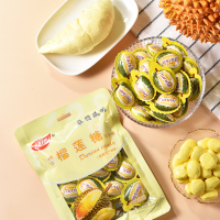 猫村长泰国风味3D榴莲糖120g*5袋装独立包装特浓榴莲味糖果