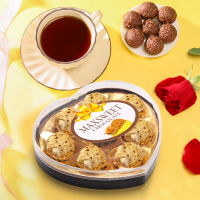 心形钻石夹心巧克力礼盒150g12粒装礼盒婚庆伴手礼/情人送礼圣诞节礼物