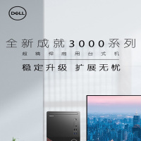 戴尔(DELL)新品 十一代 成就3890 台式机电脑 23.8英寸