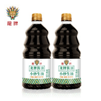 龙牌小炒生抽1250ml*2特级酿造酱油减盐提鲜增香健康炒湘菜家用