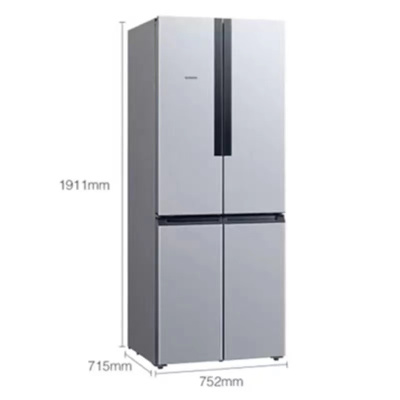 西门子 BCD-478W(KM47EA16TI) 478升十字对开门冰箱家用变频混冷多门