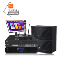 雅健(YAJIAN)KTV娱乐套装音箱家庭式JBLKI110卡拉OK套装音响点歌机设备