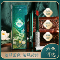 鎏金柔雾小细跟口红易上色柔润保湿不色不沾杯防水口红