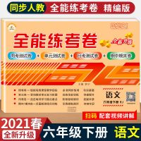 六年级下册 英语(人教版) 人教版北师大版全能练考卷一二三四五六年级上下册语数英同步试卷