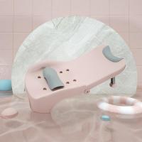 加厚/粉色 可折叠儿童洗头躺椅宝宝洗头床洗发躺椅家用可坐躺小孩洗头发神器