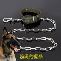 170cm*3mm(送项圈) 狗链子项圈大型犬铁链子加粗防咬罗威纳比特狼狗德牧土狗栓狗专用