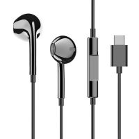 黑色 Type-C扁头接口 荣耀50原装耳机typec手机入耳式荣耀50pro/V40/30/20通用线控耳麦