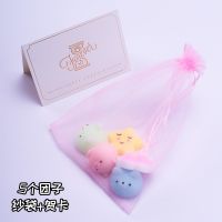 5个团子随机不重复纱袋装(送保养粉) 生日礼物女送女生闺蜜情侣可爱的小东西有意义少女心情人节毕业