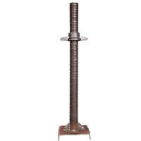 空心托33粗500长 实心空心顶托油托建筑支撑钢管调节建筑用顶丝外架丝杠底托上托