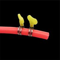 1米单层红管送扳手管夹2只 加厚煤气炉热水器液化气煤气管软管家用低压胶管燃气灶具连接软管