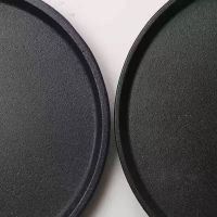 普通款（单个铁盘） 19cm 西餐铁板烧加厚铁板圆形铸铁牛排盘街边牛排家用烧烤盘子牛排铁板