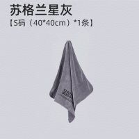 罗赛塔灰 S码[40*40]1条装 奥舒尔洗车毛巾擦车布专用吸水不掉毛不留痕加厚抹布清洁神器