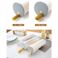 [1个装]蓝色面条保鲜盒 宽10cm高30cm 食品级pp材质 面条保鲜盒厨房杂粮挂面密封盒冰箱沥水保鲜盒子冷冻收纳盒储