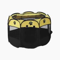 黄色 小号:73*73*43cm 猫产房猫窝保暖透气帐篷宠物狗狗怀孕封闭式繁殖待产箱猫咪生产箱