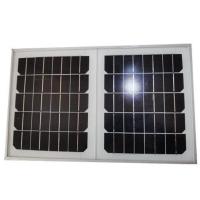 10W18V充12V电瓶 不带线 18V太阳能电池板10W单晶太阳能发电板光伏12V电瓶充电家用太阳板