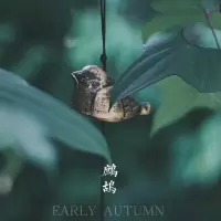 鹧鸪古铜色 日岩手南部铸铁风铃鲸鱼复古日式风铃和风寺庙挂饰生日礼物精致礼