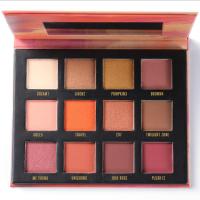 12色沙漠眼影 ins超火18色眼影沙漠黄昏金珠眼影盘哑光珠光大地眼影防水不晕染