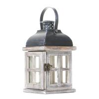 8062+ 复古烛台摆件餐桌装饰品家居木头烛台摆件(单个含蜡烛)