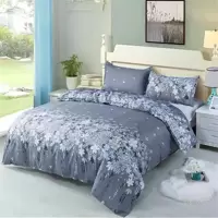 双针迷迭香 150*200单件被套 韩式花边220x240加大被套单件秋冬加厚被单被罩学生卡通磨毛被套