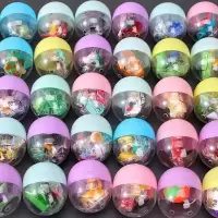 47*55MM马卡龙扭蛋 5个随机不同玩具 47*55MM马卡龙扭蛋球彩蛋玩具小卖部趣味玩具儿童幼儿园扭蛋机