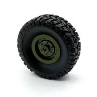 车轮一个 JJRCD866遥控卡车六轮越野车大号仿真玩具车 diy拼装军事模型配件