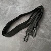 黑色 可调节便携单肩包肩带户外斜挎包肩带配件战术尼龙肩带包带2.5CM