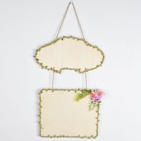 绿辫子空白 幼儿园森系环创木质区域牌吊饰活动牌指示牌创意班级区角标识吊牌