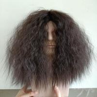 黑棕色（高温丝）+发网 乞丐假发扮演要饭丑角囚犯落魄者蓬乱狂人野人头套表演道具