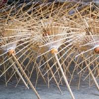 伞架 13岁到成人用直径82厘米 青花瓷伞广场舞旗袍走秀伞汉服伞古风复古古装伞演出摄影拍照道具