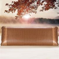 红玉双人枕套 48cmX120cm 夏季长枕套 夏天凉席情侣结婚成人枕头套1.2m 1.5米冰丝双人枕套