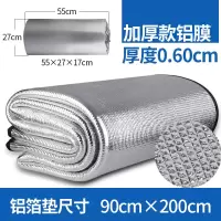 6mm双层铝膜防潮垫（送袋子） 0.9*2米 防潮垫加厚户外帐篷露营铝膜睡垫野餐垫家用打地铺地垫学生床垫