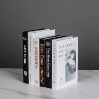 装饰仿真书-英文款*【1本随机】. 简约现代北欧风格假书仿真书书柜摆件家居装饰品拍照道具创意摆设