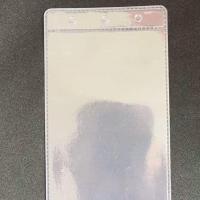 6.8*15cm 100个 包装袋 腰带扣头袋子头 塑料PVC三孔透明袋一捆100个