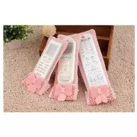 3个装蝴蝶结款[大大大] 电视摇控制器套控器套保护套摇控器遥控套布视机空调遥控器防尘