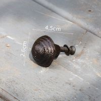 螺旋把手小号 掬涵 欧式铸铁拉手单孔衣柜柜门抽屉门把手橱柜鞋柜复古铁艺把手