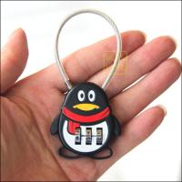 企鹅密码锁箱包锁行李箱迷你钢丝密码锁 健身房密码锁 三位密码锁