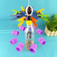 旋转木马材料+电池 （瓶子自备） 变废为宝塑料瓶小学生幼儿园手工艺品制作材料包 环保创意小制作