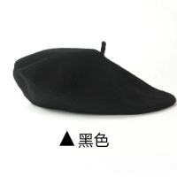 【贝雷帽】-黑色 M（56-58cm） 2021春款韩版贝雷帽女透气百搭休闲画家帽子女潮棉麻ins
