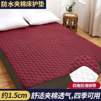 防水床褥垫-暗红 60X120cm【婴儿床】可折叠 南极人防水床垫家用睡垫床褥垫隔尿垫榻榻米软垫铺床褥子加厚垫被