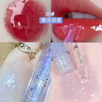 L01#冰镇苏打 霏汐水光唇蜜女唇膏保湿滋润唇釉透明嘟嘟唇油faiccia玻璃唇彩妆