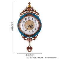 冰蓝小鹿 挂钟表客厅家用免打2021款创意艺术孔旺宅静音时尚挂墙石英钟时钟