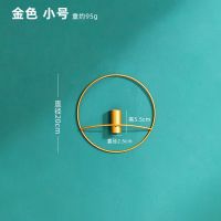 金色小号 北欧客厅房间布置墙上插花装饰品ins墙壁挂件墙面背景墙家居壁饰