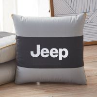 JEEP 普通款40CM被子105*150 汽车抱枕被子两用空调被多功能靠枕折叠车载靠垫被午休被车内用品